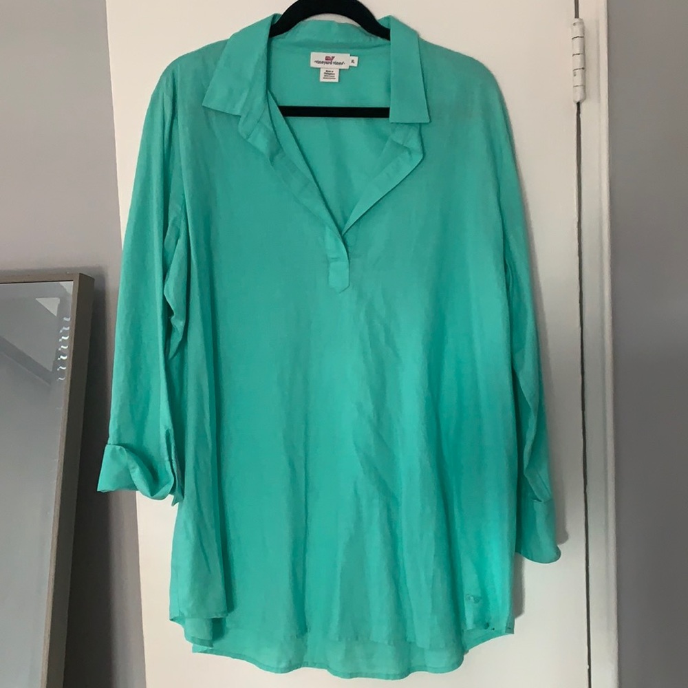 Vineyard Vines linen tunic